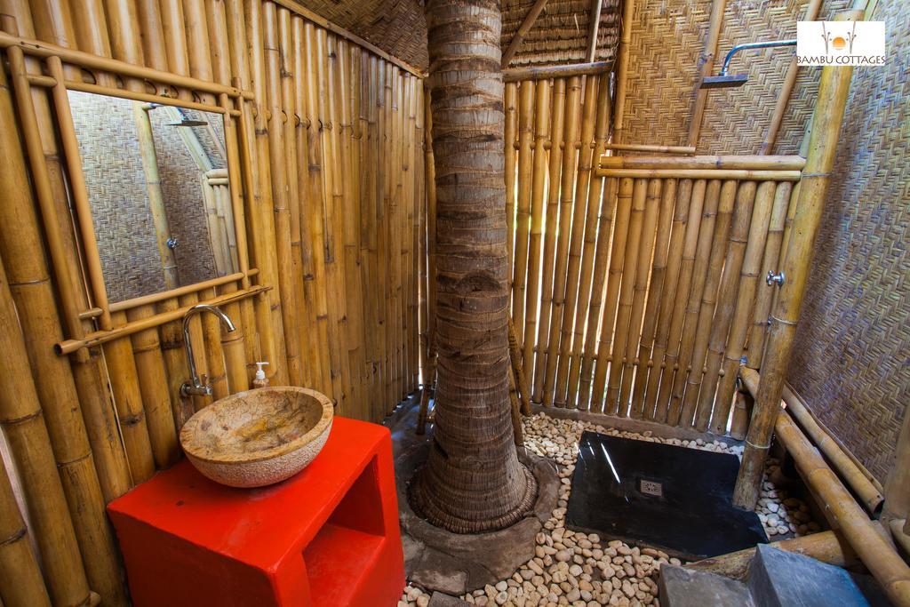 Bambu Cottages Gili Air Dış mekan fotoğraf