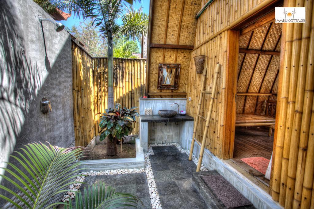Bambu Cottages Gili Air Dış mekan fotoğraf