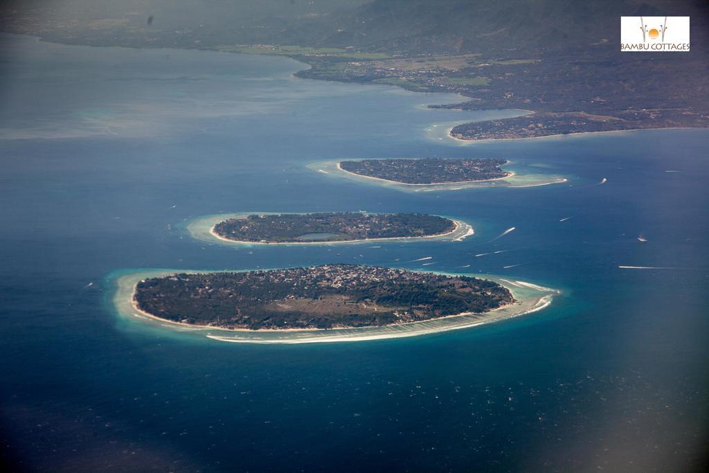Bambu Cottages Gili Air Dış mekan fotoğraf