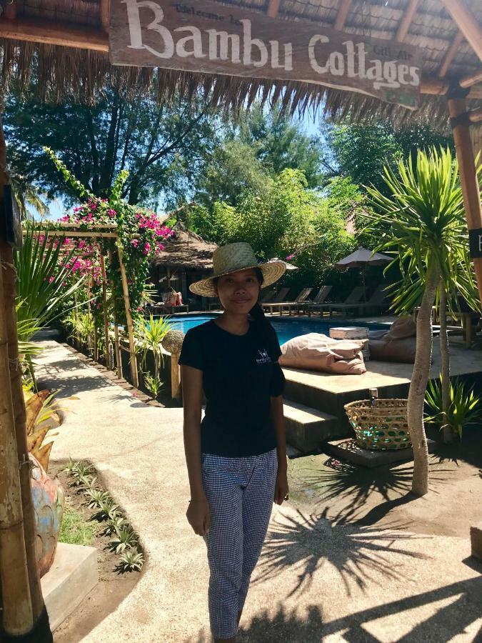 Bambu Cottages Gili Air Dış mekan fotoğraf