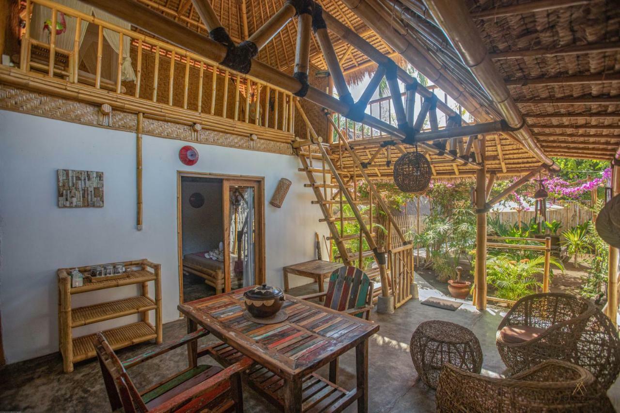 Bambu Cottages Gili Air Dış mekan fotoğraf